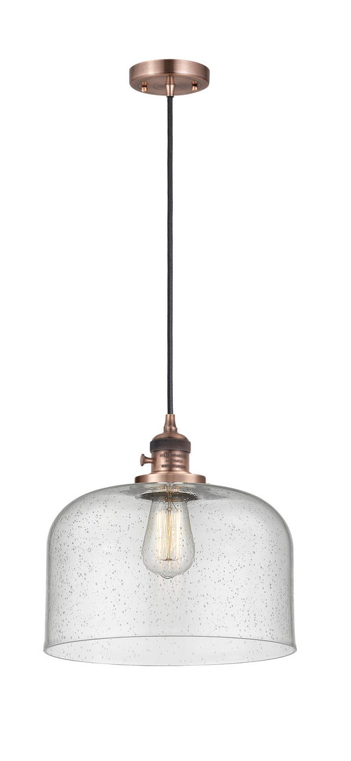 Innovations - 201CSW-AC-G74-L-LED - LED Mini Pendant - Franklin Restoration - Antique Copper