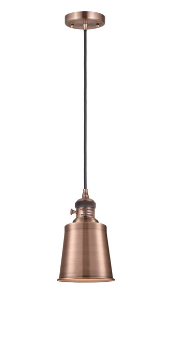 Innovations - 201CSW-AC-M9-AC - One Light Mini Pendant - Franklin Restoration - Antique Copper