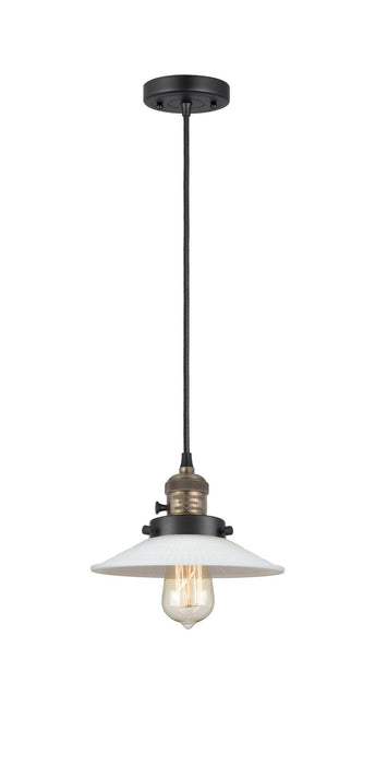 Innovations - 201CSW-BAB-G1 - One Light Mini Pendant - Franklin Restoration - Black Antique Brass