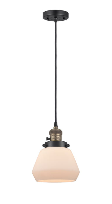 Innovations - 201CSW-BAB-G171 - One Light Mini Pendant - Franklin Restoration - Black Antique Brass