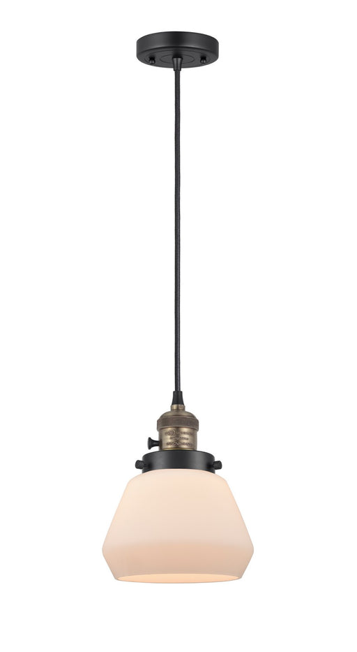 Innovations - 201CSW-BAB-G171 - One Light Mini Pendant - Franklin Restoration - Black Antique Brass