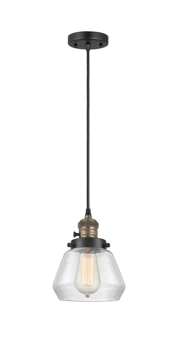 Innovations - 201CSW-BAB-G172 - One Light Mini Pendant - Franklin Restoration - Black Antique Brass