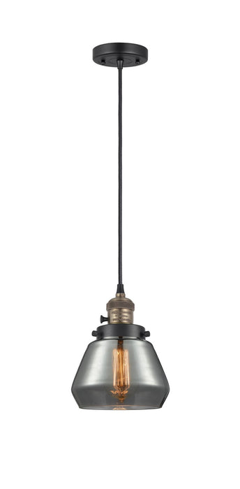 Innovations - 201CSW-BAB-G173 - One Light Mini Pendant - Franklin Restoration - Black Antique Brass