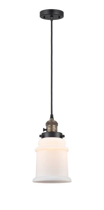 Innovations - 201CSW-BAB-G181 - One Light Mini Pendant - Franklin Restoration - Black Antique Brass