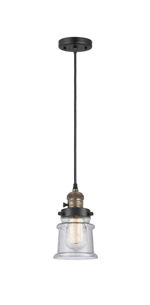 Innovations - 201CSW-BAB-G184S-LED - LED Mini Pendant - Franklin Restoration - Black Antique Brass