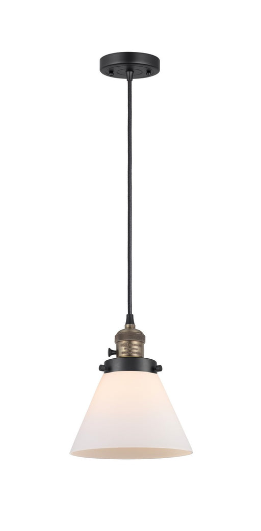 Innovations - 201CSW-BAB-G41 - One Light Mini Pendant - Franklin Restoration - Black Antique Brass