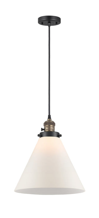 Innovations - 201CSW-BAB-G41-L - One Light Mini Pendant - Franklin Restoration - Black Antique Brass