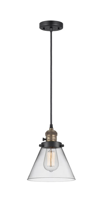 Innovations - 201CSW-BAB-G42 - One Light Mini Pendant - Franklin Restoration - Black Antique Brass