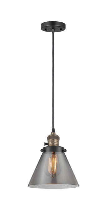 Innovations - 201CSW-BAB-G43 - One Light Mini Pendant - Franklin Restoration - Black Antique Brass