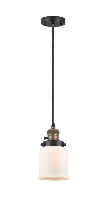 Innovations - 201CSW-BAB-G51-LED - LED Mini Pendant - Franklin Restoration - Black Antique Brass
