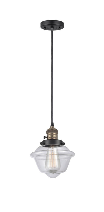 Innovations - 201CSW-BAB-G532 - One Light Mini Pendant - Franklin Restoration - Black Antique Brass