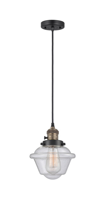 Innovations - 201CSW-BAB-G534 - One Light Mini Pendant - Franklin Restoration - Black Antique Brass