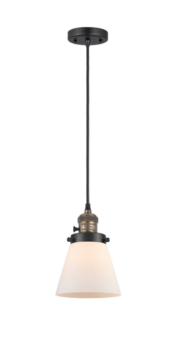 Innovations - 201CSW-BAB-G61 - One Light Mini Pendant - Franklin Restoration - Black Antique Brass