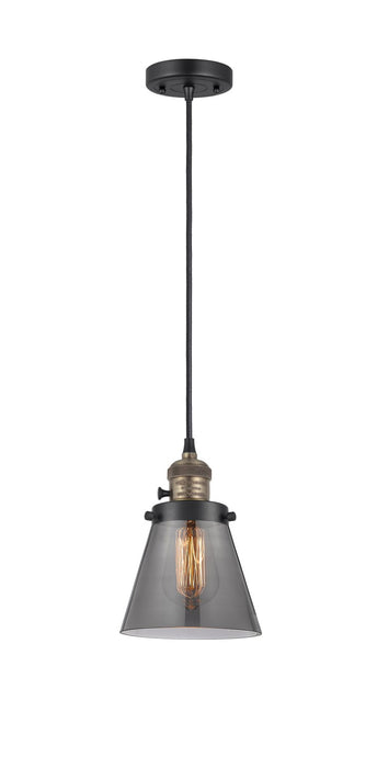 Innovations - 201CSW-BAB-G63 - One Light Mini Pendant - Franklin Restoration - Black Antique Brass