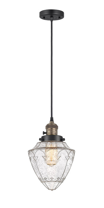 Innovations - 201CSW-BAB-G664-7 - One Light Mini Pendant - Franklin Restoration - Black Antique Brass