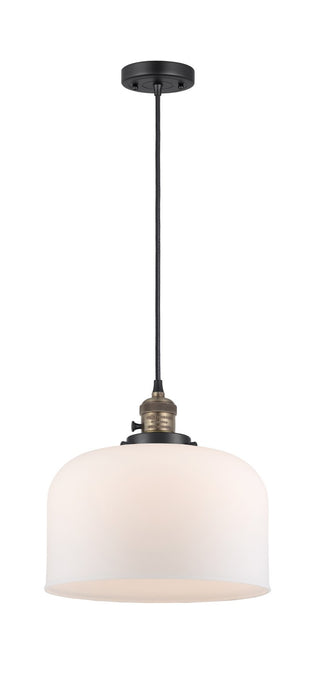 Innovations - 201CSW-BAB-G71-L - One Light Mini Pendant - Franklin Restoration - Black Antique Brass