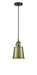 Innovations - 201CSW-BAB-M9-AB - One Light Mini Pendant - Franklin Restoration - Black Antique Brass