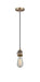 Innovations - 201CSW-BB - One Light Mini Pendant - Franklin Restoration - Brushed Brass