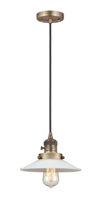 Innovations - 201CSW-BB-G1 - One Light Mini Pendant - Franklin Restoration - Brushed Brass