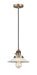 Innovations - 201CSW-BB-G1 - One Light Mini Pendant - Franklin Restoration - Brushed Brass