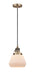 Innovations - 201CSW-BB-G171-LED - LED Mini Pendant - Franklin Restoration - Brushed Brass