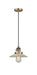 Innovations - 201CSW-BB-G2 - One Light Mini Pendant - Franklin Restoration - Brushed Brass