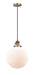 Innovations - 201CSW-BB-G201-10 - One Light Mini Pendant - Franklin Restoration - Brushed Brass