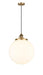 Innovations - 201CSW-BB-G201-14 - One Light Mini Pendant - Franklin Restoration - Brushed Brass