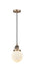 Innovations - 201CSW-BB-G201-6 - One Light Mini Pendant - Franklin Restoration - Brushed Brass