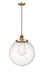 Innovations - 201CSW-BB-G204-14 - One Light Mini Pendant - Franklin Restoration - Brushed Brass