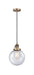 Innovations - 201CSW-BB-G204-8 - One Light Mini Pendant - Franklin Restoration - Brushed Brass