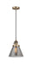 Innovations - 201CSW-BB-G43 - One Light Mini Pendant - Franklin Restoration - Brushed Brass