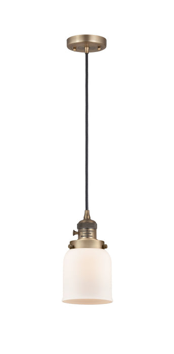 Innovations - 201CSW-BB-G51 - One Light Mini Pendant - Franklin Restoration - Brushed Brass