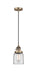 Innovations - 201CSW-BB-G52 - One Light Mini Pendant - Franklin Restoration - Brushed Brass