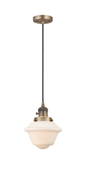 Innovations - 201CSW-BB-G531 - One Light Mini Pendant - Franklin Restoration - Brushed Brass