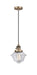 Innovations - 201CSW-BB-G532 - One Light Mini Pendant - Franklin Restoration - Brushed Brass