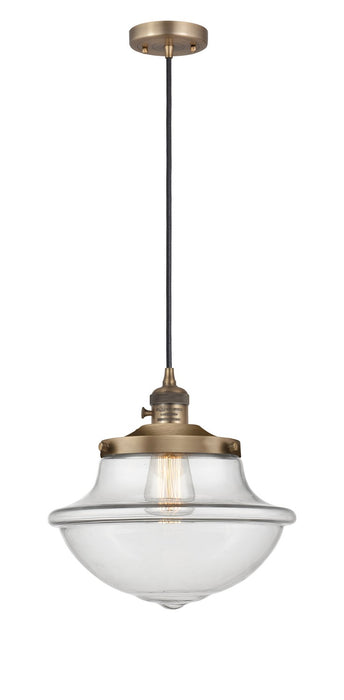 Innovations - 201CSW-BB-G542 - One Light Mini Pendant - Franklin Restoration - Brushed Brass