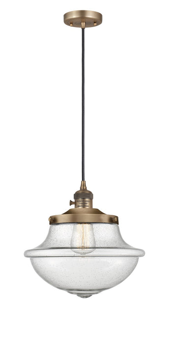 Innovations - 201CSW-BB-G544 - One Light Mini Pendant - Franklin Restoration - Brushed Brass