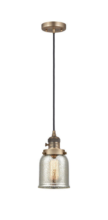 Innovations - 201CSW-BB-G58 - One Light Mini Pendant - Franklin Restoration - Brushed Brass