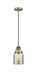 Innovations - 201CSW-BB-G58 - One Light Mini Pendant - Franklin Restoration - Brushed Brass