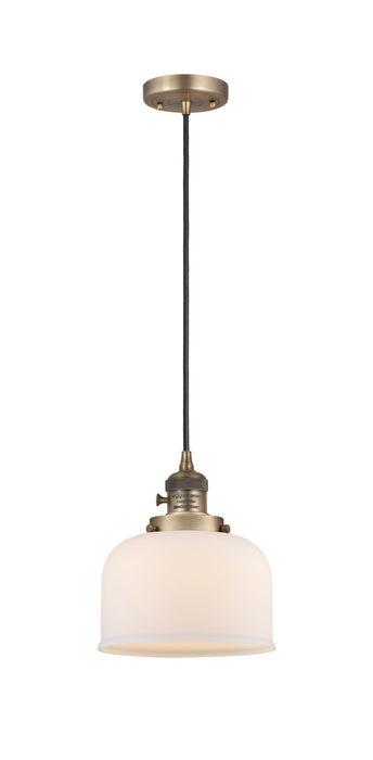 Innovations - 201CSW-BB-G71 - One Light Mini Pendant - Franklin Restoration - Brushed Brass