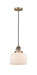 Innovations - 201CSW-BB-G71 - One Light Mini Pendant - Franklin Restoration - Brushed Brass