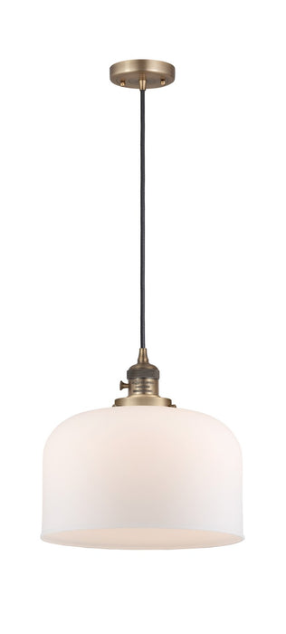 Innovations - 201CSW-BB-G71-L - One Light Mini Pendant - Franklin Restoration - Brushed Brass