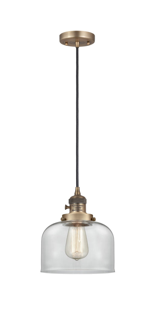 Innovations - 201CSW-BB-G72 - One Light Mini Pendant - Franklin Restoration - Brushed Brass