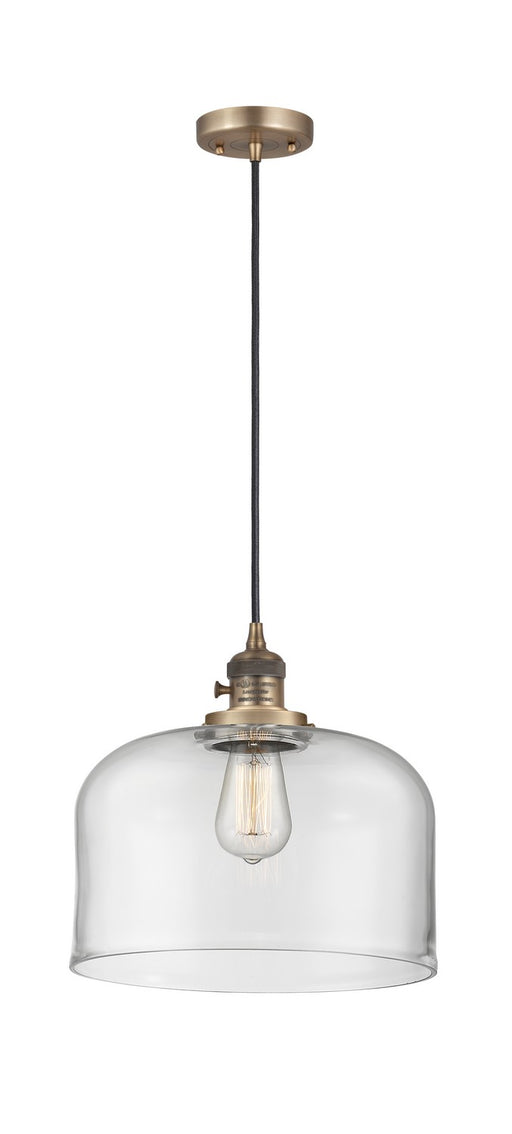 Innovations - 201CSW-BB-G72-L-LED - LED Mini Pendant - Franklin Restoration - Brushed Brass