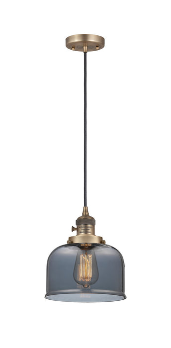 Innovations - 201CSW-BB-G73 - One Light Mini Pendant - Franklin Restoration - Brushed Brass