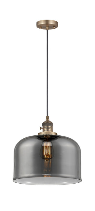 Innovations - 201CSW-BB-G73-L - One Light Mini Pendant - Franklin Restoration - Brushed Brass