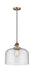 Innovations - 201CSW-BB-G74-L - One Light Mini Pendant - Franklin Restoration - Brushed Brass