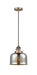 Innovations - 201CSW-BB-G78 - One Light Mini Pendant - Franklin Restoration - Brushed Brass