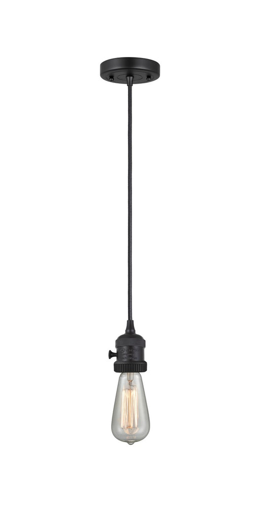 Innovations - 201CSW-BK - One Light Mini Pendant - Franklin Restoration - Matte Black